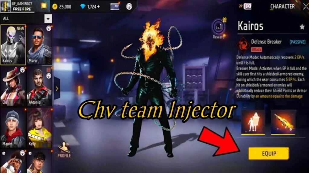 Chv team injector